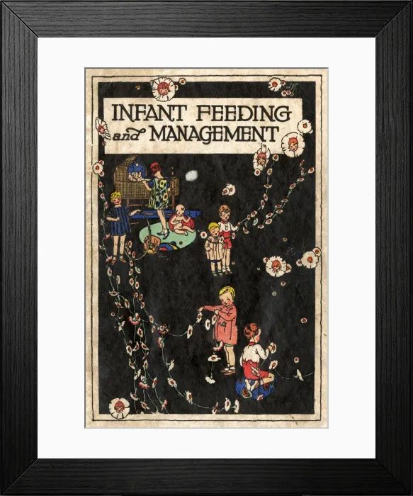 Framed Print : Infant feeding and management, 1925 Framed Print : Infant feeding and management, 1925