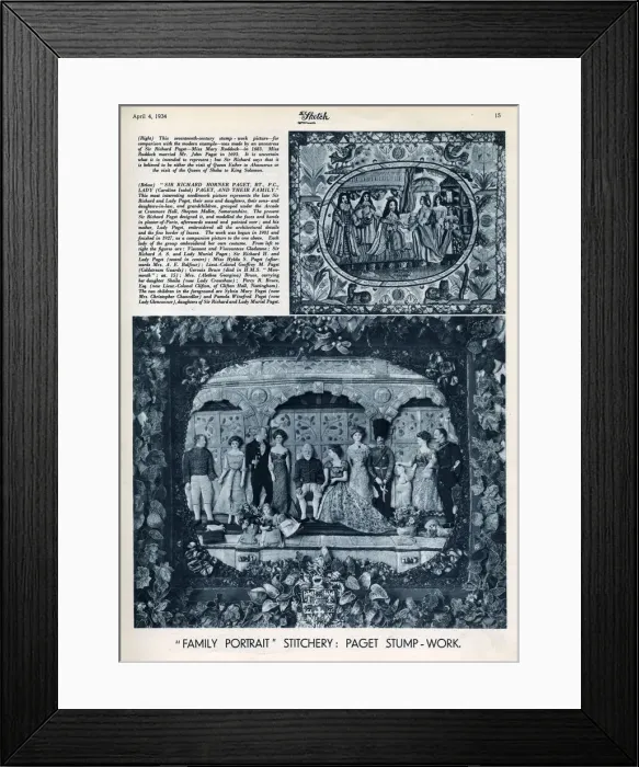 Framed Print : Paget stump work Framed Print : Paget stump work