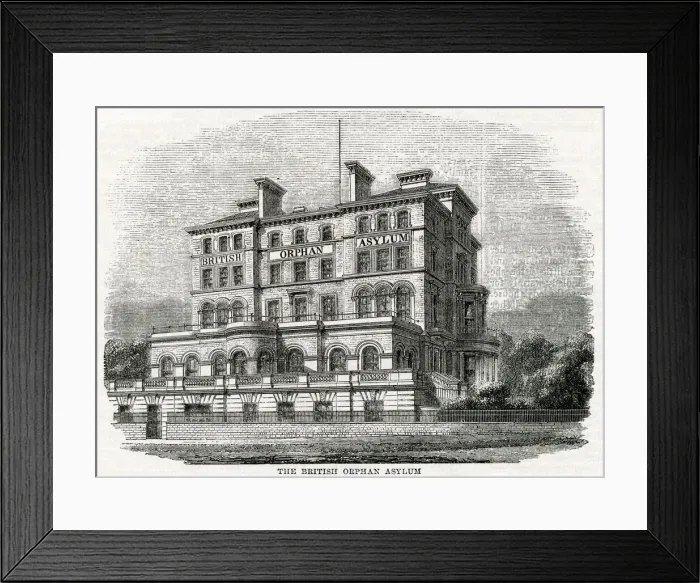 Framed Print : British Orphan Asylum, Slough 1865 Framed Print : British Orphan Asylum, Slough 1865