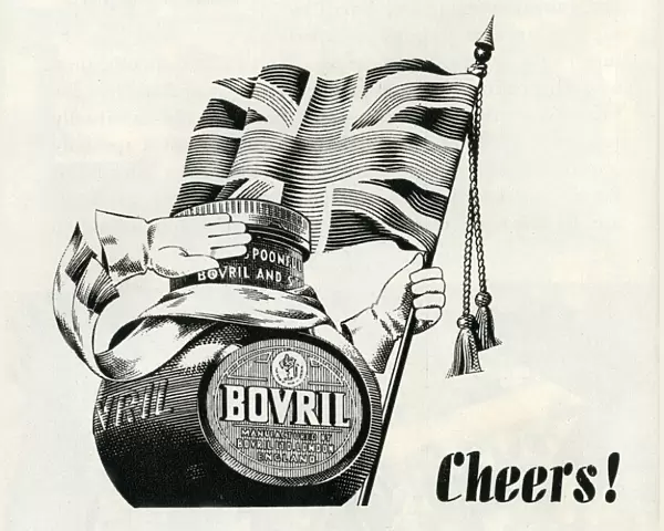 Patriotic Bovril advertisement during WW2