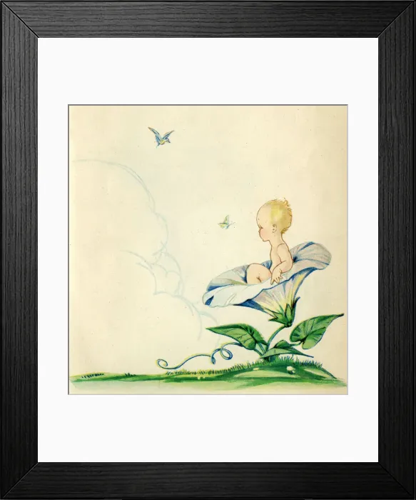 Framed Print : Frontispiece design, The Story of Me Framed Print : Frontispiece design, The Story of Me