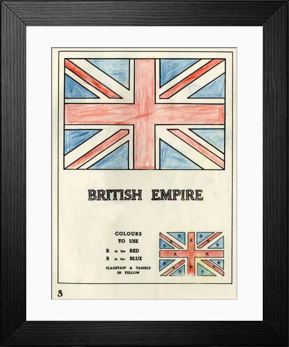 Framed Print : Colouring page, For Victory Paint Book, WW2 Framed Print : Colouring page, For Victory Paint Book, WW2