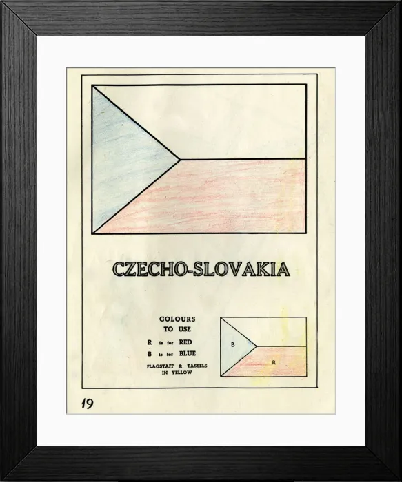 Framed Print : Colouring page, For Victory Paint Book, WW2 Framed Print : Colouring page, For Victory Paint Book, WW2