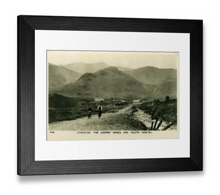 Framed Print : Copper mines and youth hostel, Coniston, Cumbria Framed Print : Copper mines and youth hostel, Coniston, Cumbria