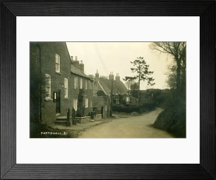 Framed Print : Village of Pattishall, Northamptonshire Framed Print : Village of Pattishall, Northamptonshire