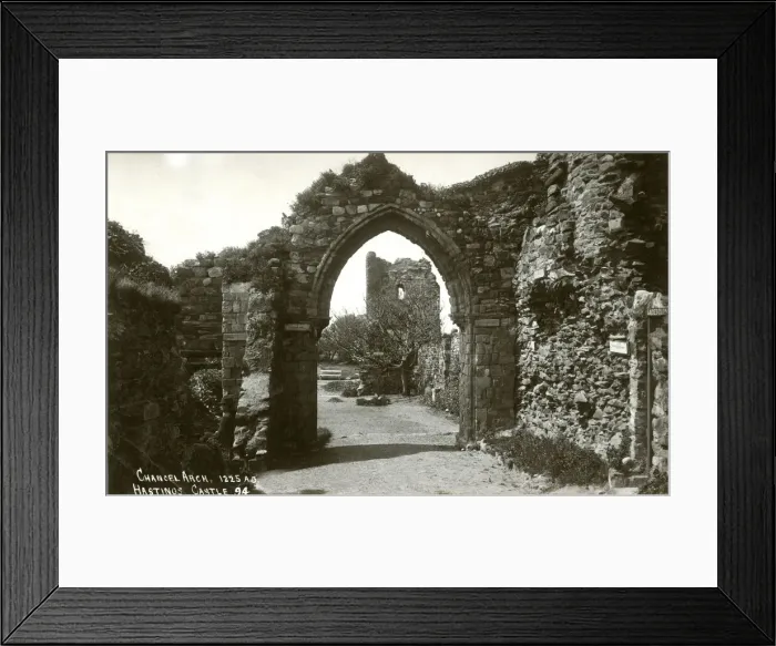 Framed Print : Chancel Arch, Hastings Castle, Hastings, East Sussex Framed Print : Chancel Arch, Hastings Castle, Hastings, East Sussex