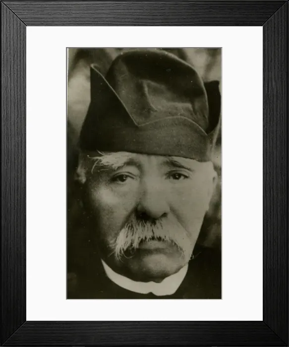 Framed Print : Georges Clemenceau, Prime Minister of France, WW1 Framed Print : Georges Clemenceau, Prime Minister of France, WW1
