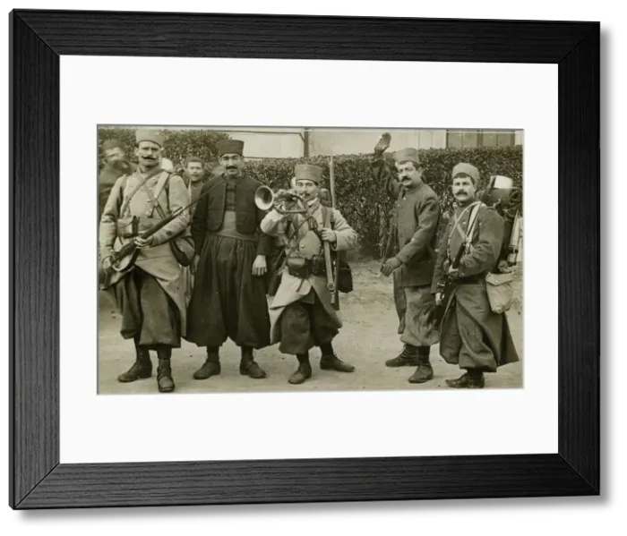 Framed Print : Turkish troops during WW1 Framed Print : Turkish troops during WW1