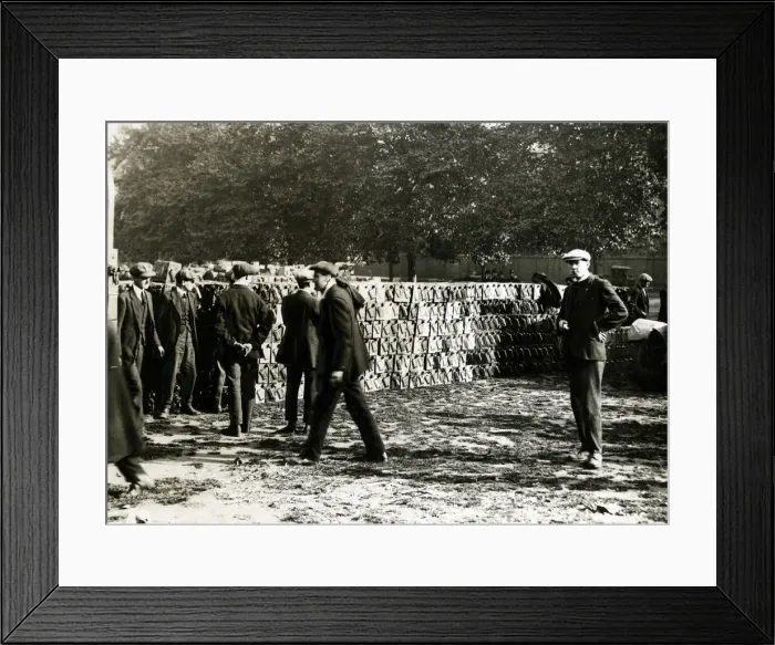 Framed Print : Petrol dump in Hyde Park, London Framed Print : Petrol dump in Hyde Park, London