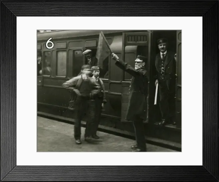 Framed Print : Resuming work after Great Railway Strike, Portsmouth Framed Print : Resuming work after Great Railway Strike, Portsmouth