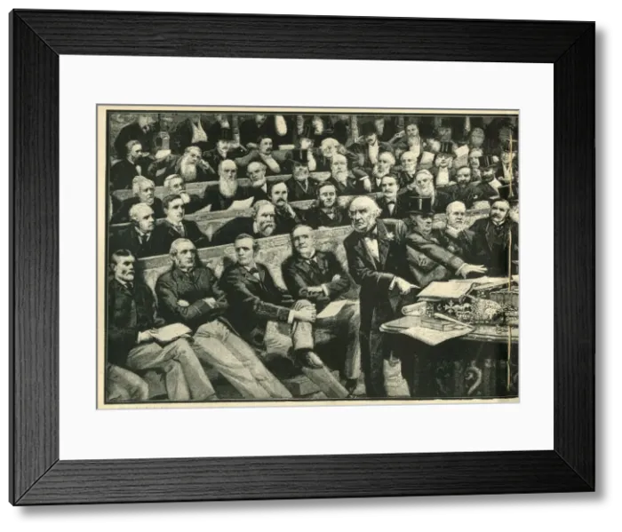 Framed Print : House of Commons, debate on Irish Home Rule Bill Framed Print : House of Commons, debate on Irish Home Rule Bill