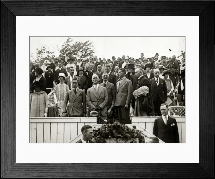 Framed Print : Edward, Prince of Wales, at Anglo-American polo match Framed Print : Edward, Prince of Wales, at Anglo-American polo match