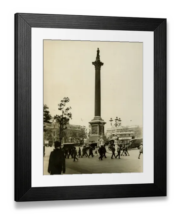 Framed Print : Nelsons Column, Trafalgar Square, London Framed Print : Nelsons Column, Trafalgar Square, London