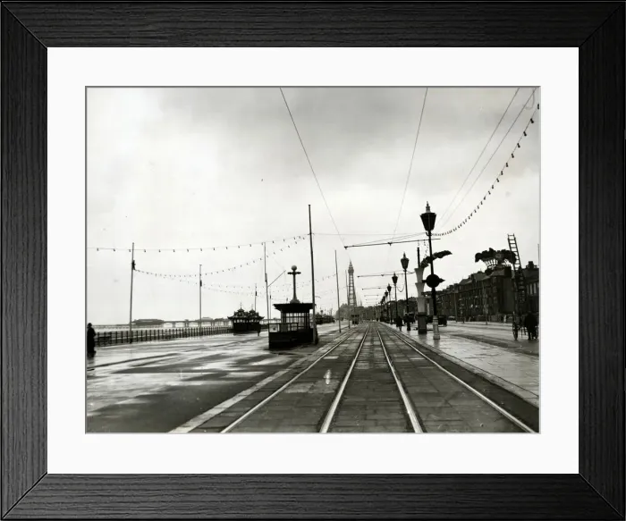 Framed Print : Sea front at Blackpool, Lancashire Framed Print : Sea front at Blackpool, Lancashire
