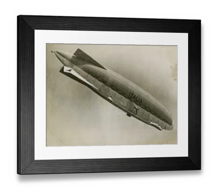 Framed Print : Italia airship, flying over the North Pole Framed Print : Italia airship, flying over the North Pole