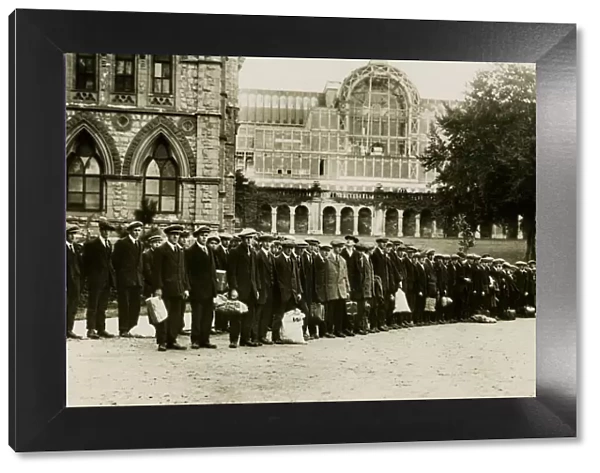 Tyneside naval recruits, Crystal Palace, SE London, WW1