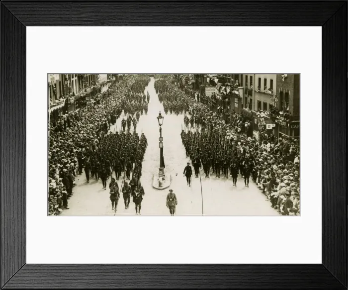 Framed Print : WW1 Peace celebrations, London Framed Print : WW1 Peace celebrations, London