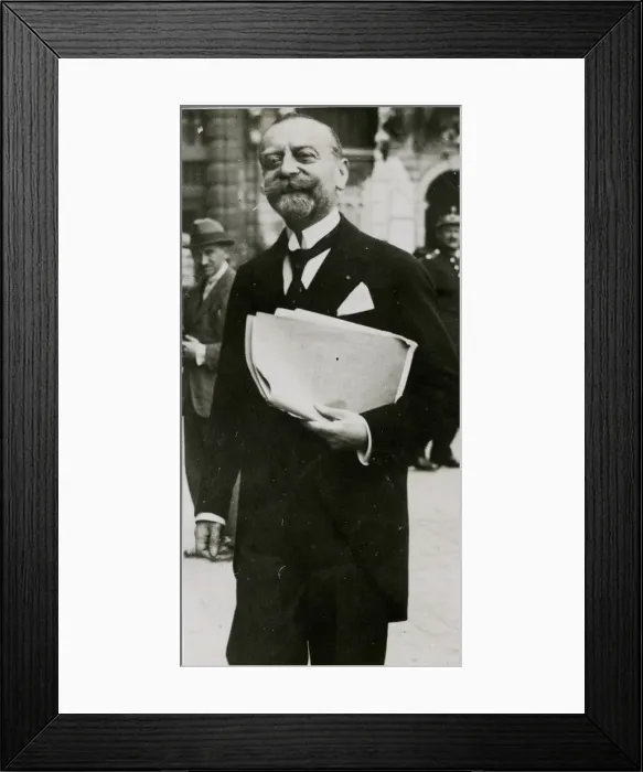 Framed Print : Adolf Max, Burgomaster of Brussels Framed Print : Adolf Max, Burgomaster of Brussels