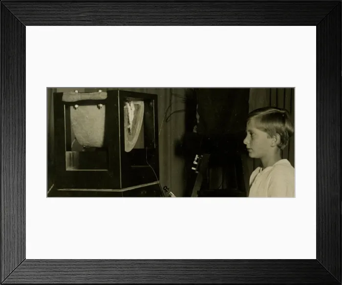 Framed Print : Radio broadcast, Lancelot White, 7-year-old elocutionist Framed Print : Radio broadcast, Lancelot White, 7-year-old elocutionist