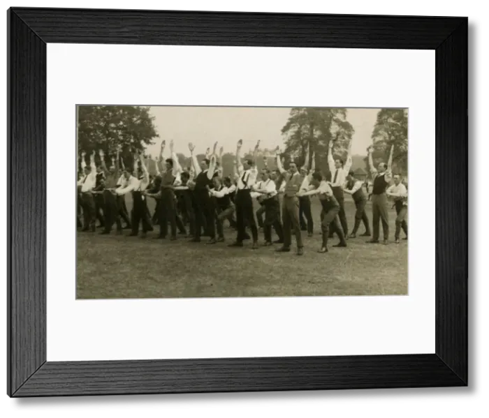Framed Print : Kitcheners new recruits, physical drill in Hyde Park, Londo Framed Print : Kitcheners new recruits, physical drill in Hyde Park, Londo