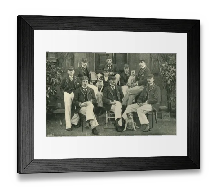 Framed Print : Thames Boat Race - Oxford University Crew, 1894 Framed Print : Thames Boat Race - Oxford University Crew, 1894