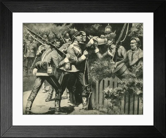 Framed Print : Military manoeuvres at Aldershot Framed Print : Military manoeuvres at Aldershot