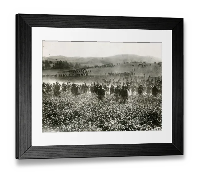 Framed Print : German troops on Western Front, France, WW1 Framed Print : German troops on Western Front, France, WW1