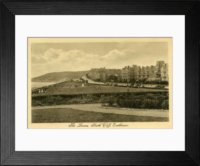 Framed Print : The Lawns, South Cliff, Eastbourne, East Sussex Framed Print : The Lawns, South Cliff, Eastbourne, East Sussex