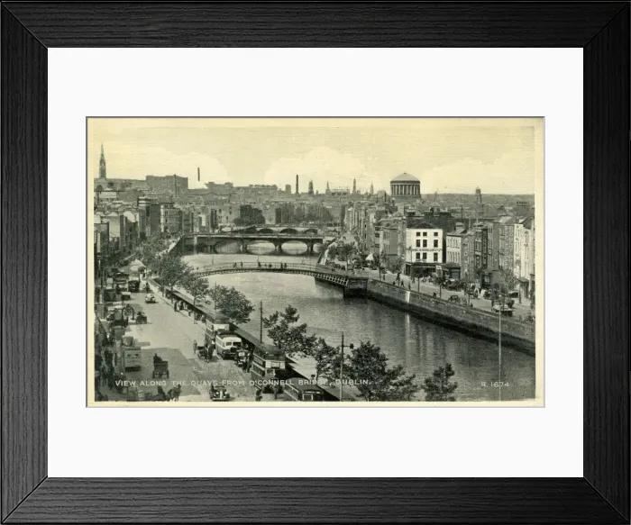 Framed Print : Aerial view of The Quays, Dublin, Irish Republic Framed Print : Aerial view of The Quays, Dublin, Irish Republic