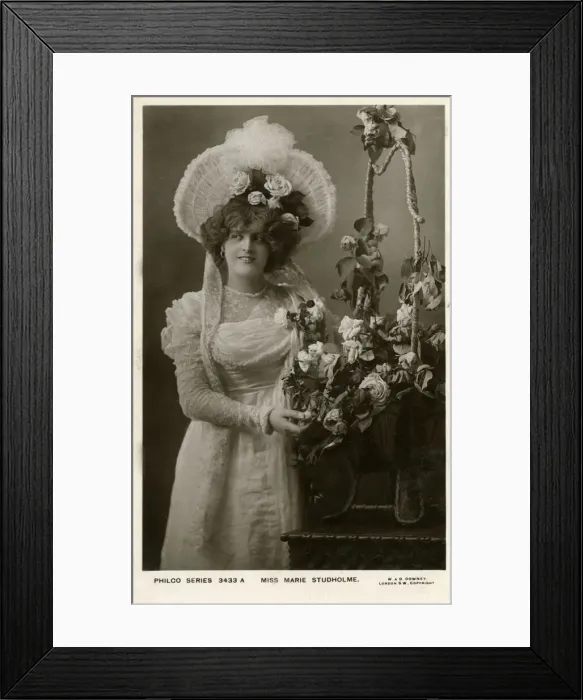 Framed Print : Marie Studholme, English actress and singer Framed Print : Marie Studholme, English actress and singer