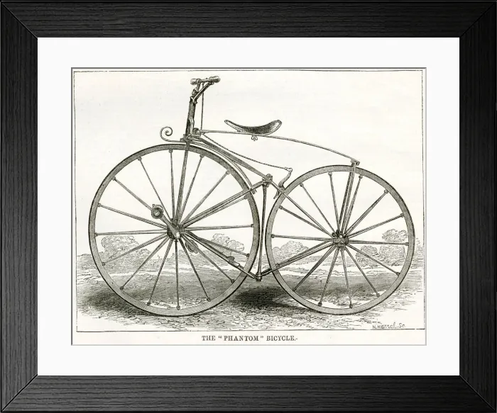Framed Print : Phantom bicycle Framed Print : Phantom bicycle