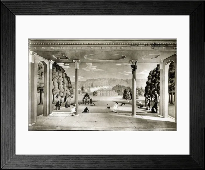 Framed Print : Lord and Lady Tweeddale with family and exotic pets Framed Print : Lord and Lady Tweeddale with family and exotic pets