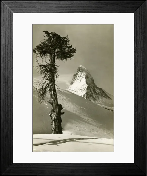 Framed Print : Zermatt with Riffelalp and Matterhorn, Valais, Switzerland Framed Print : Zermatt with Riffelalp and Matterhorn, Valais, Switzerland
