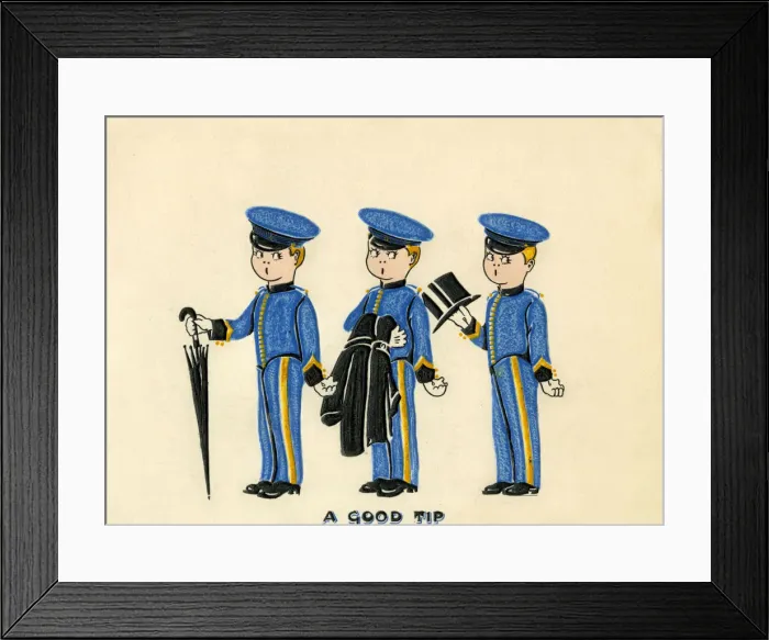 Framed Print : Gift card, A Good Tip Framed Print : Gift card, A Good Tip