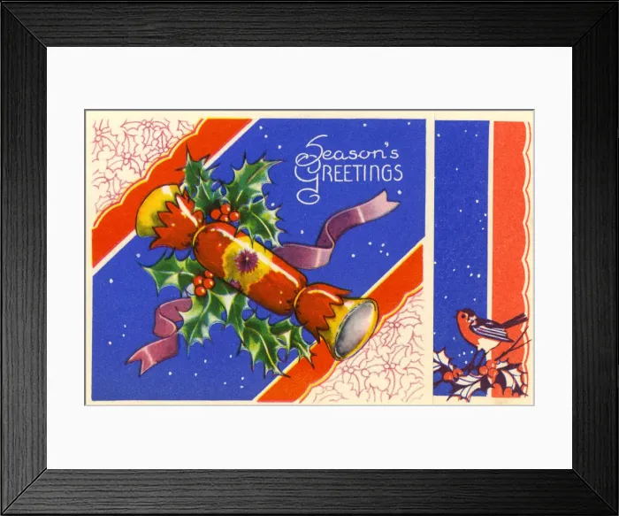 Framed Print : Christmas card, Seasons Greetings Framed Print : Christmas card, Seasons Greetings