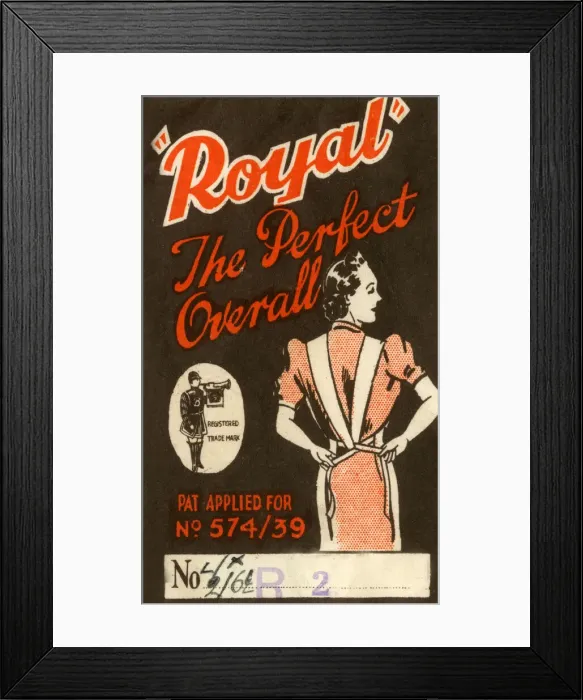 Framed Print : Leaflet, Royal, The Perfect Overall Framed Print : Leaflet, Royal, The Perfect Overall