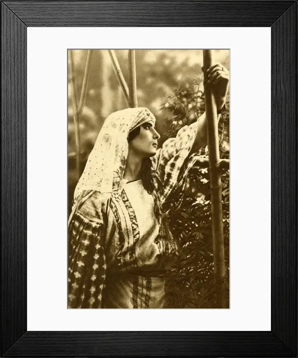 Framed Print : Arab woman of Algiers, Algeria, North Africa Framed Print : Arab woman of Algiers, Algeria, North Africa