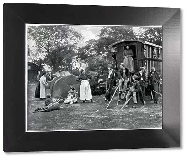 Gypsy encampment, Essex
