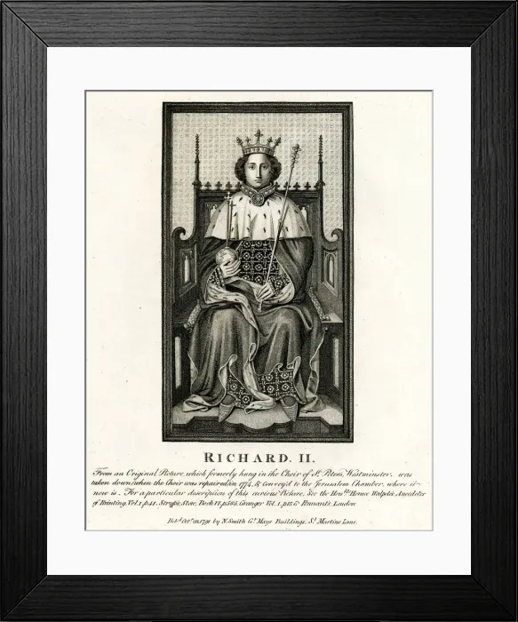 Framed Print : Richard II of England Framed Print : Richard II of England
