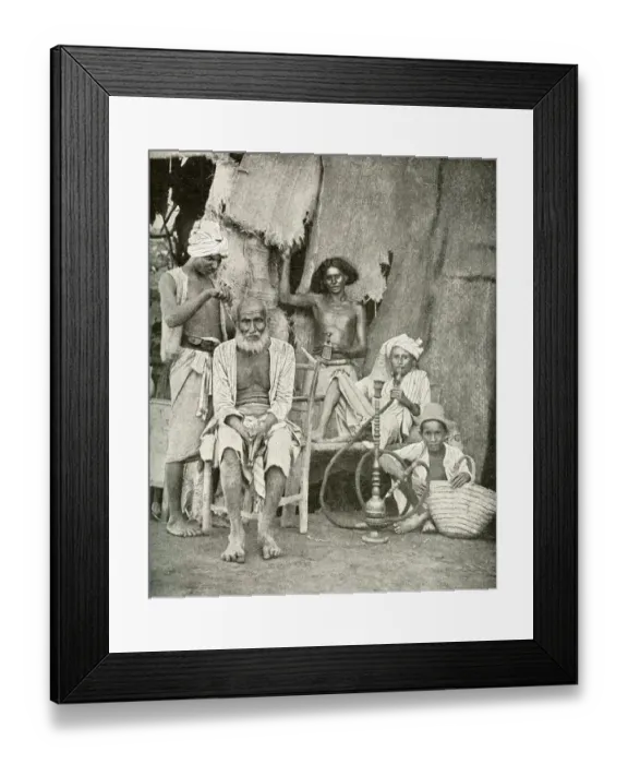 Framed Print : Open air barbers shop on Arabian shore of Red Sea Framed Print : Open air barbers shop on Arabian shore of Red Sea