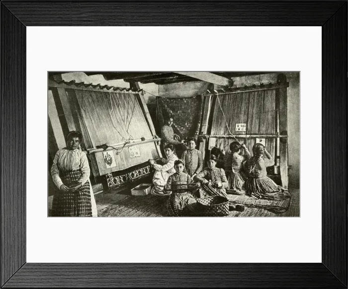 Framed Print : Armenian carpet manufactory, Eastern Kurdistan Framed Print : Armenian carpet manufactory, Eastern Kurdistan