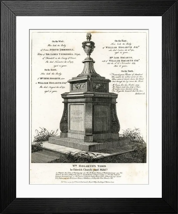 Framed Print : William Hogarths Tomb Chiswick Framed Print : William Hogarths Tomb Chiswick