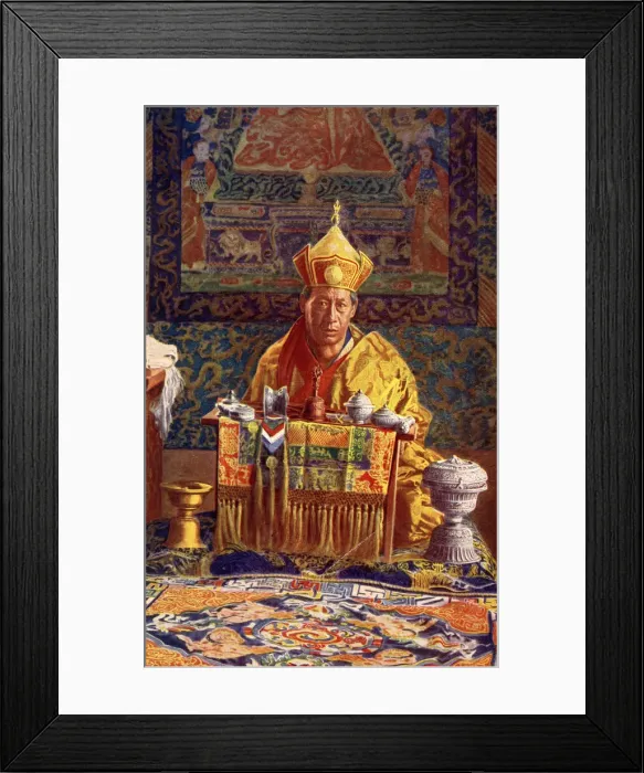 Framed Print : Deb Raja, administrative leader of Bhutan, South Asia Framed Print : Deb Raja, administrative leader of Bhutan, South Asia