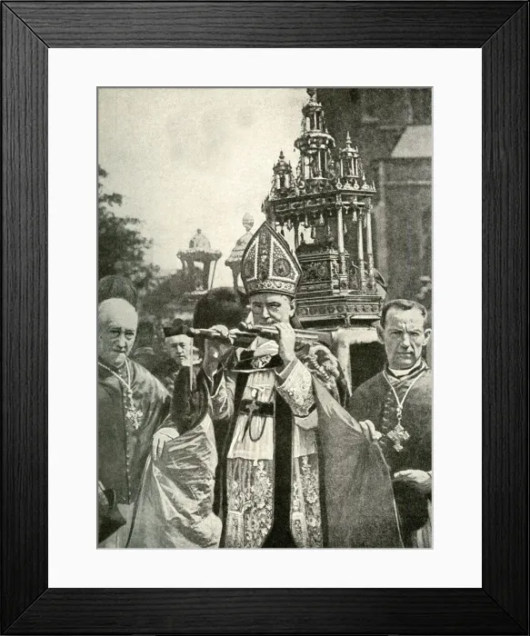 Framed Print : Annual procession of the Holy Blood, Bruges, Belgium Framed Print : Annual procession of the Holy Blood, Bruges, Belgium