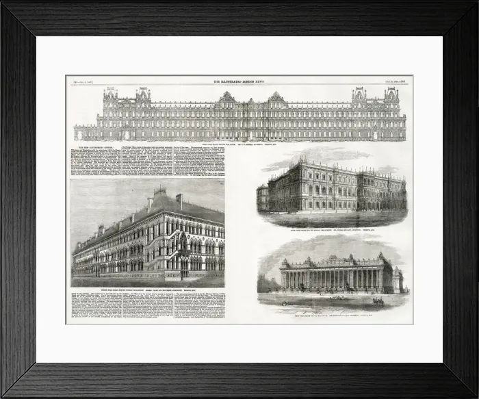 Framed Print : design for the War Office Framed Print : design for the War Office