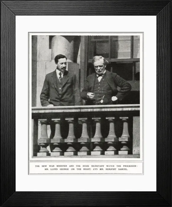 Framed Print : New War minister and Home secretary Framed Print : New War minister and Home secretary
