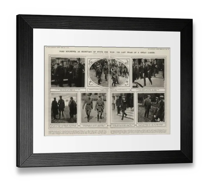 Framed Print : Lord Kitchener as Secretary of State for War Framed Print : Lord Kitchener as Secretary of State for War