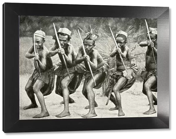 Pygmy hunters of the Welle, Belgian Congo, Central Africa