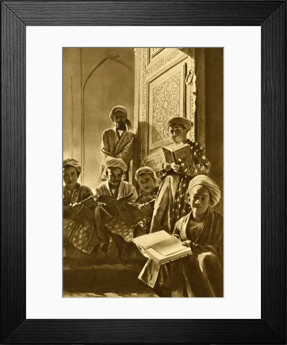 Framed Print : Group of Mullahs, Bukhara, Uzbekistan, Central Asia Framed Print : Group of Mullahs, Bukhara, Uzbekistan, Central Asia
