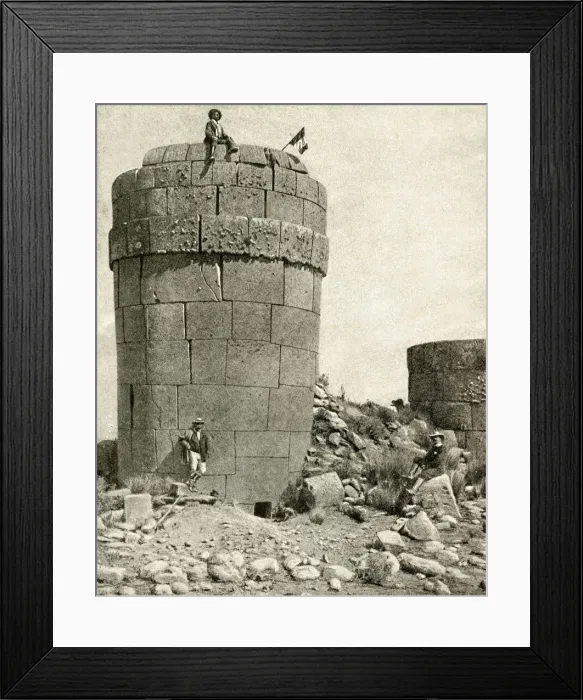 Framed Print : Ancient Aymara funerary tower, Bolivia, South America Framed Print : Ancient Aymara funerary tower, Bolivia, South America